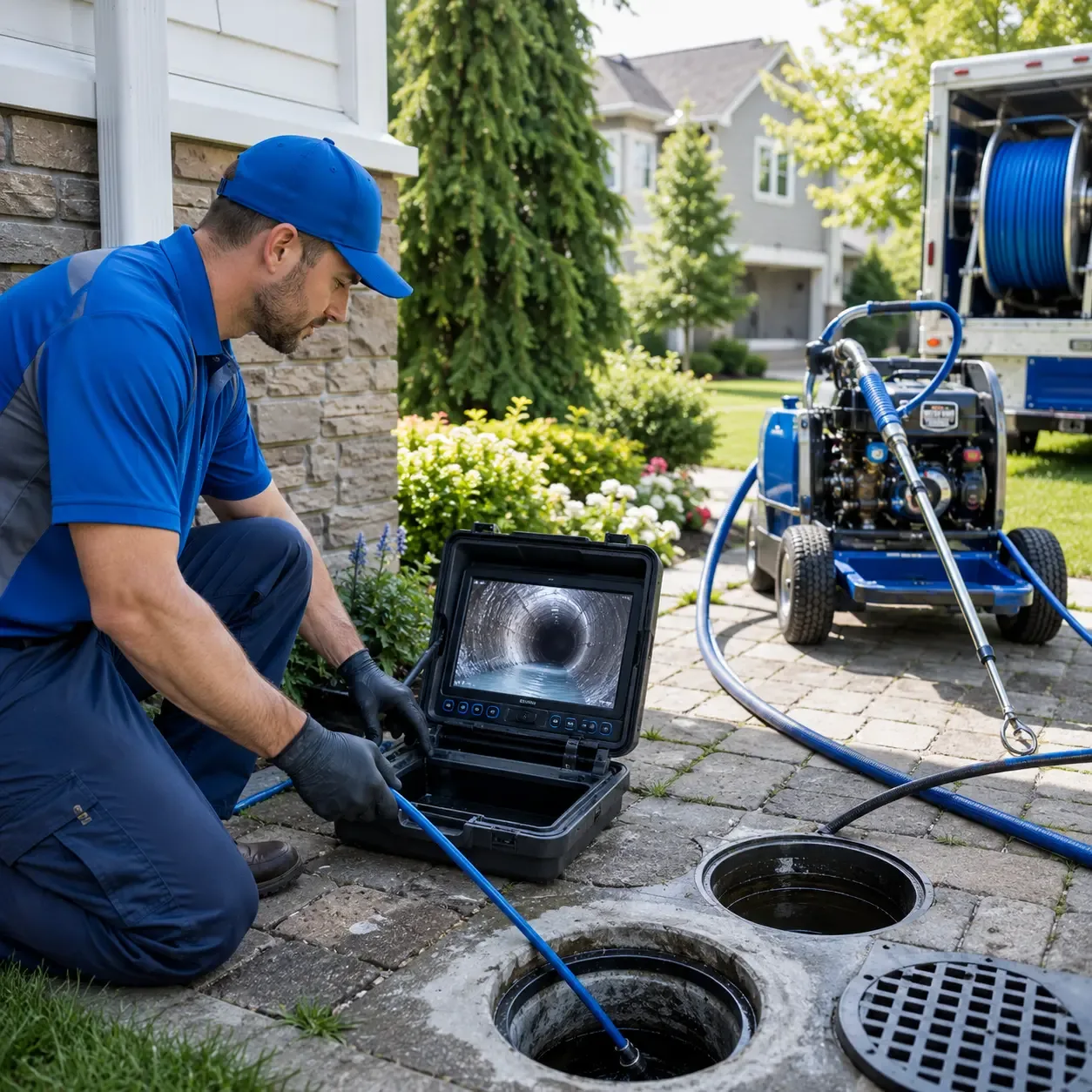 Outdoor drain cleaning professionals serving Encinal, TX